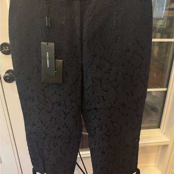 DOLCE & GABBANA Cropped Lace Pants - Picture 5 of 16